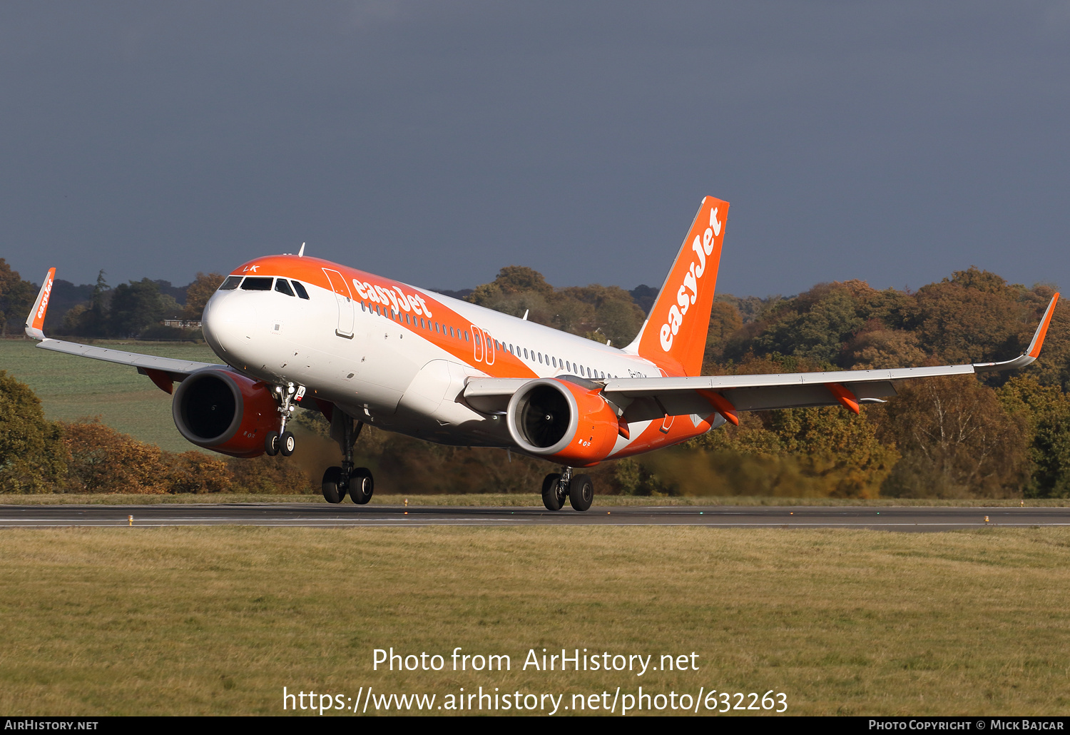 Aircraft Photo of G-UZLK | Airbus A320-251N | EasyJet | AirHistory.net #632263