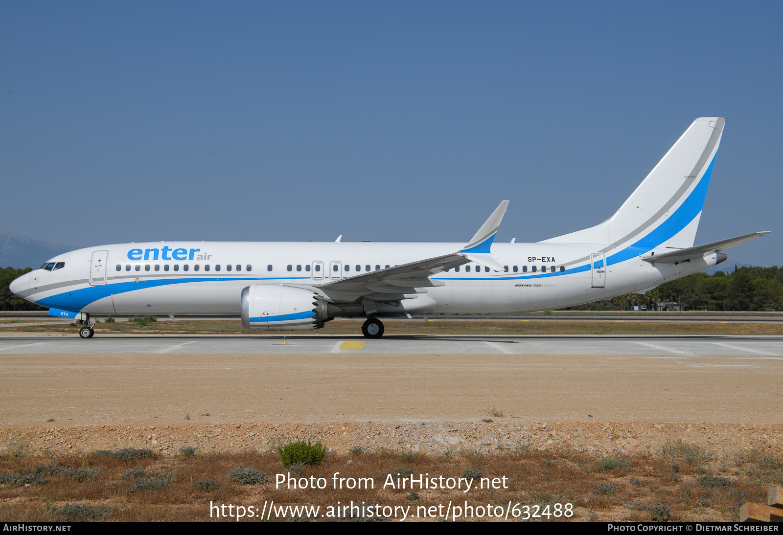 Aircraft Photo of SP-EXA | Boeing 737-8 Max 8 | Enter Air | AirHistory.net #632488