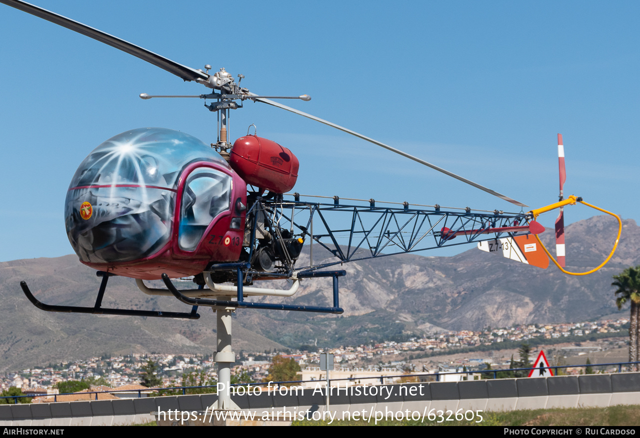 Aircraft Photo of Z.7-13 | Agusta AB-47G-2 | Spain - Air Force | AirHistory.net #632605