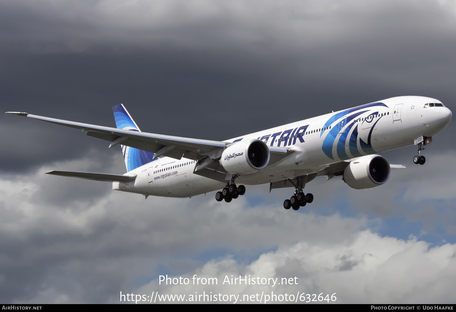 Aircraft Photo of SU-GDR | Boeing 777-36N/ER | EgyptAir | AirHistory.net #632646