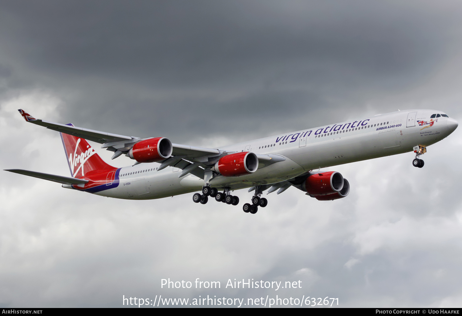 Aircraft Photo of G-VSSH | Airbus A340-642 | Virgin Atlantic Airways | AirHistory.net #632671