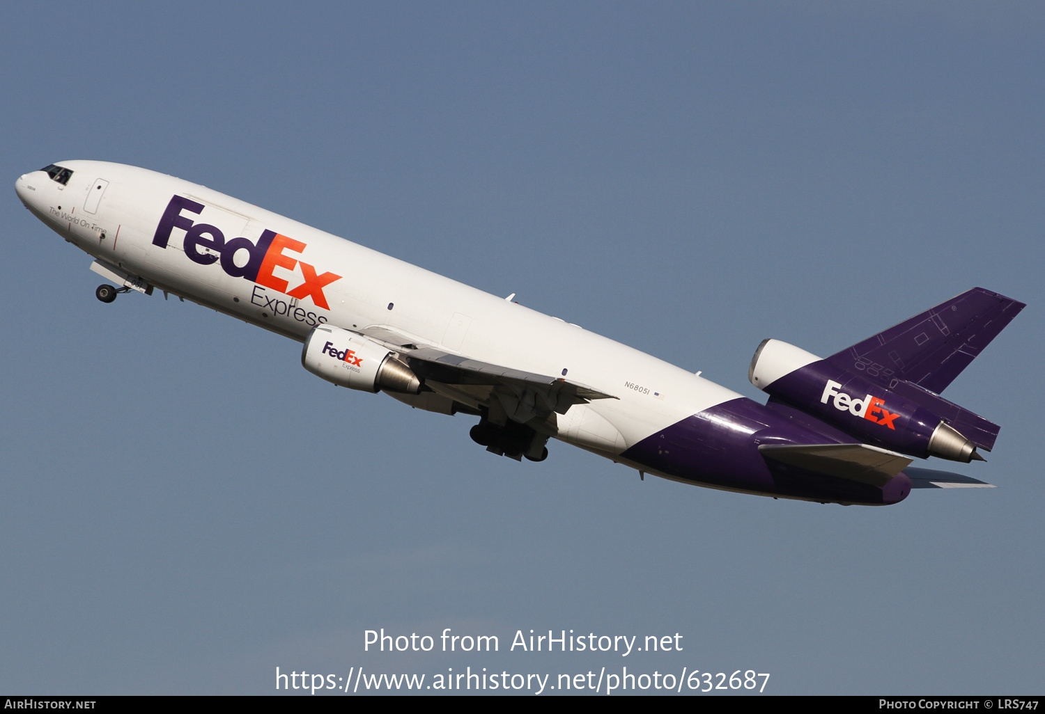 Aircraft Photo of N68051 | Boeing MD-10-10F | FedEx Express - Federal Express | AirHistory.net #632687