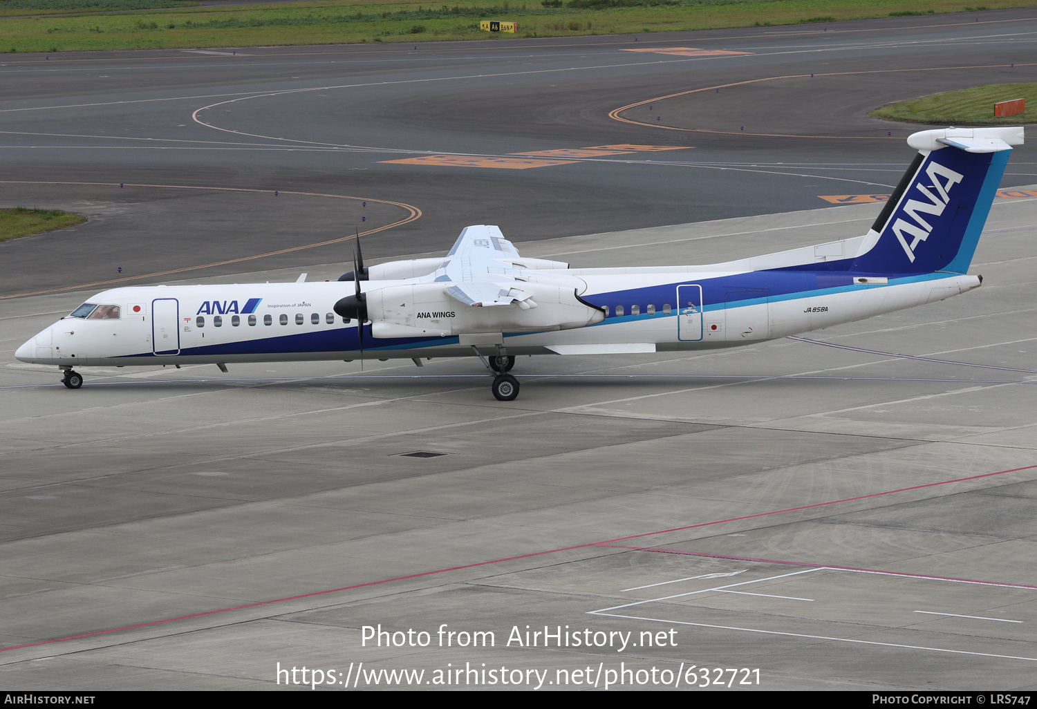 Aircraft Photo of JA858A | Bombardier DHC-8-402 Dash 8 | All Nippon Airways - ANA Wings | AirHistory.net #632721