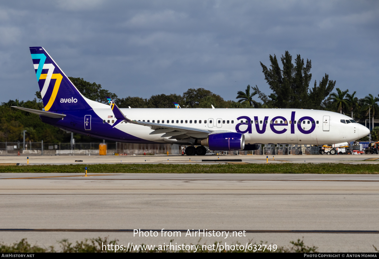 Aircraft Photo of N801XT | Boeing 737-86N | Avelo Airlines | AirHistory.net #632749