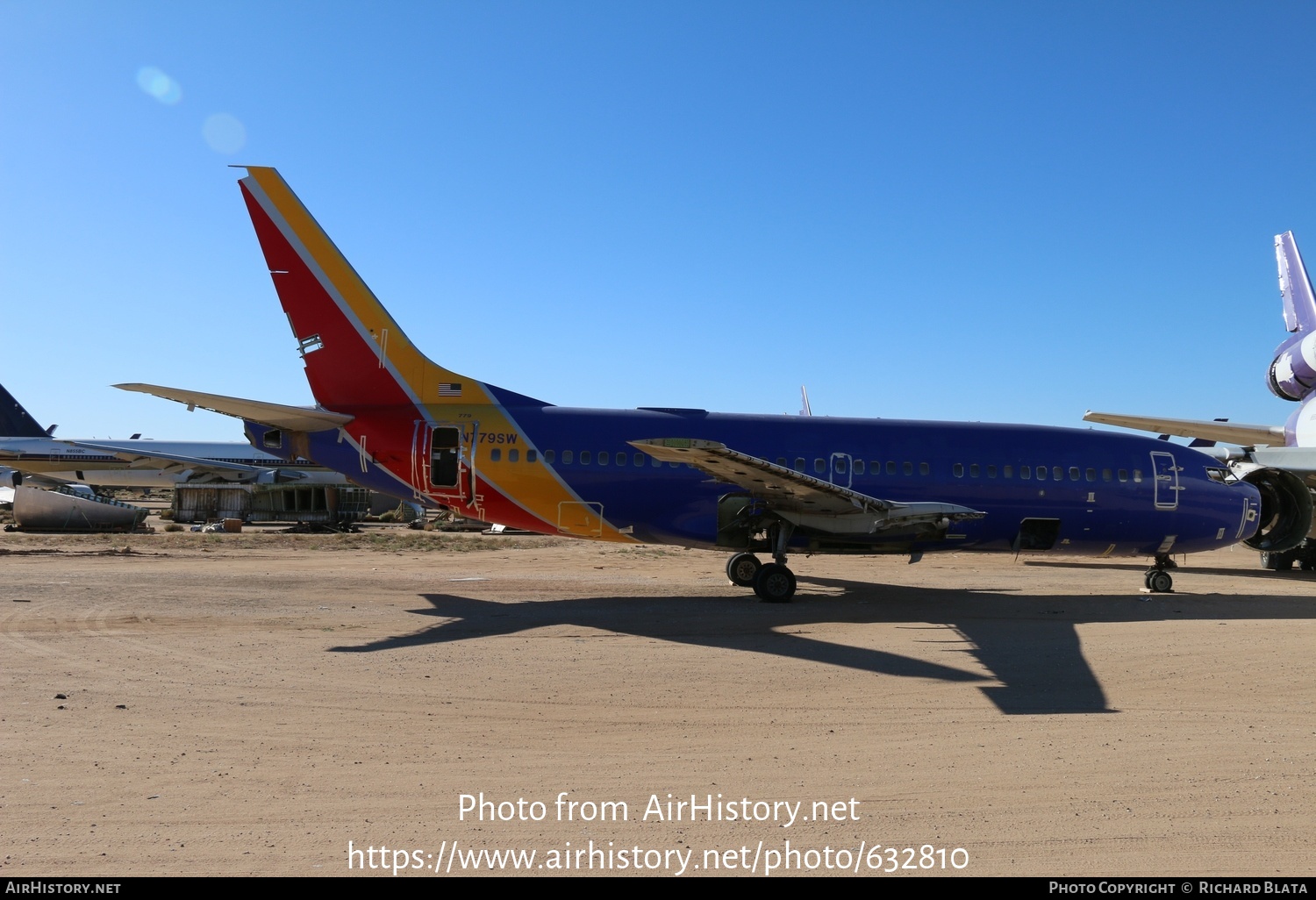 Aircraft Photo of N779SW | Boeing 737-7H4 | AirHistory.net #632810