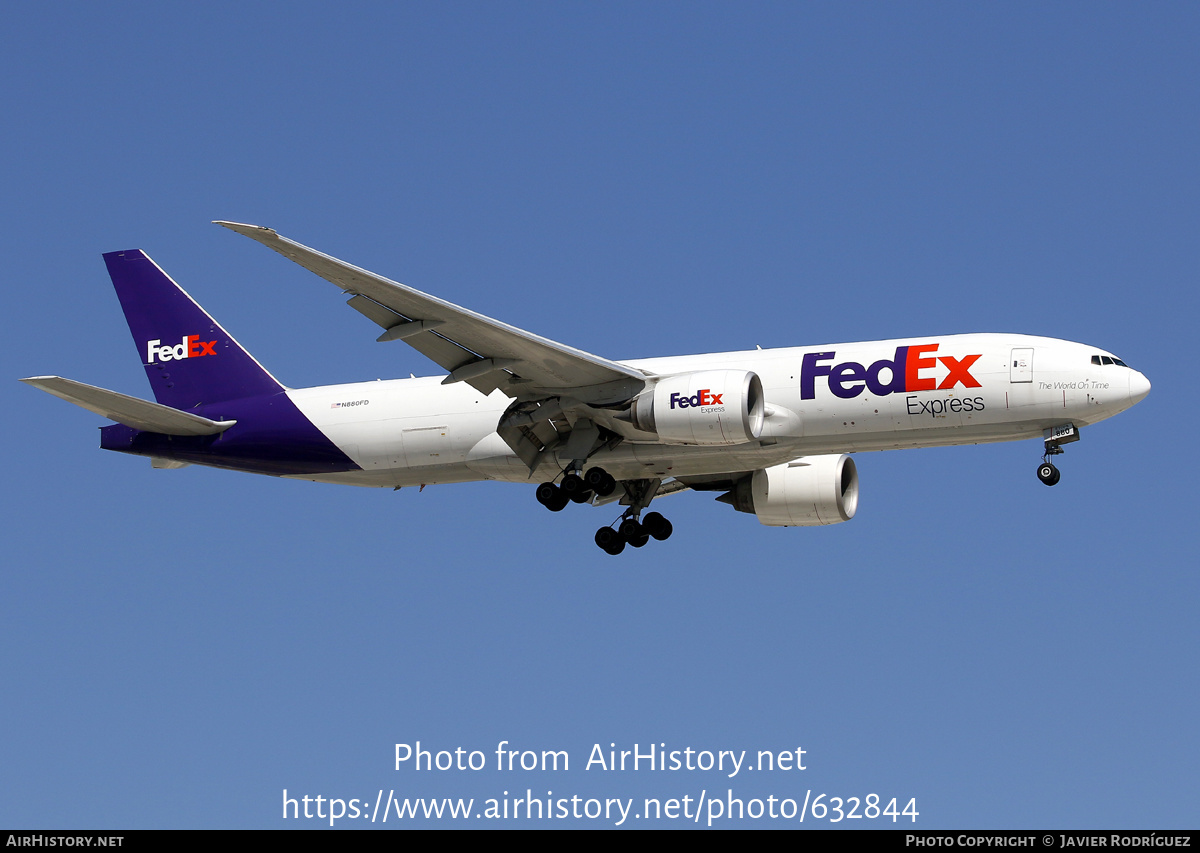 Aircraft Photo of N880FD | Boeing 777-F28 | FedEx Express - Federal Express | AirHistory.net #632844