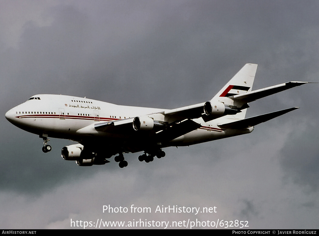 Aircraft Photo of A6-SMR | Boeing 747SP-31 | United Arab Emirates Government | AirHistory.net #632852