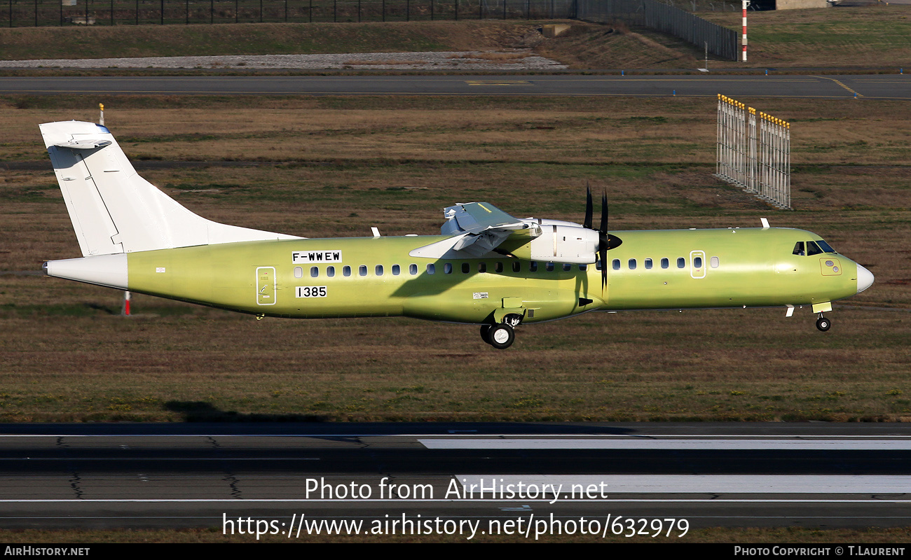 Aircraft Photo of F-WWEW | ATR ATR-72-600 (ATR-72-212A) | AirHistory.net #632979