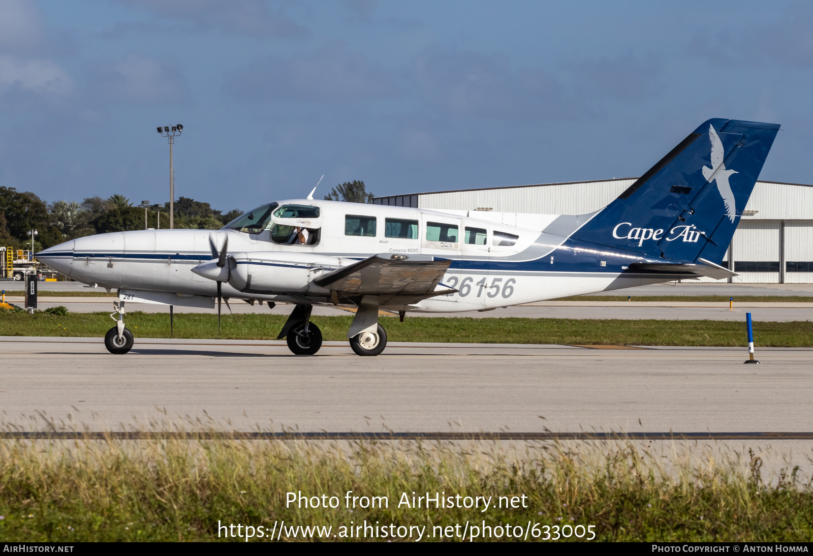 Aircraft Photo of N26156 | Cessna 402C | Cape Air | AirHistory.net #633005