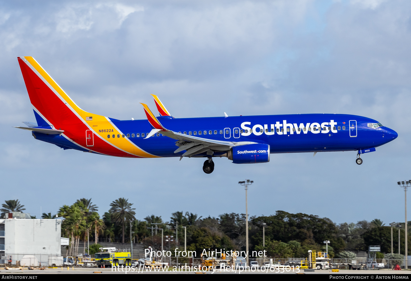 Aircraft Photo of N8622A | Boeing 737-8H4 | Southwest Airlines | AirHistory.net #633013