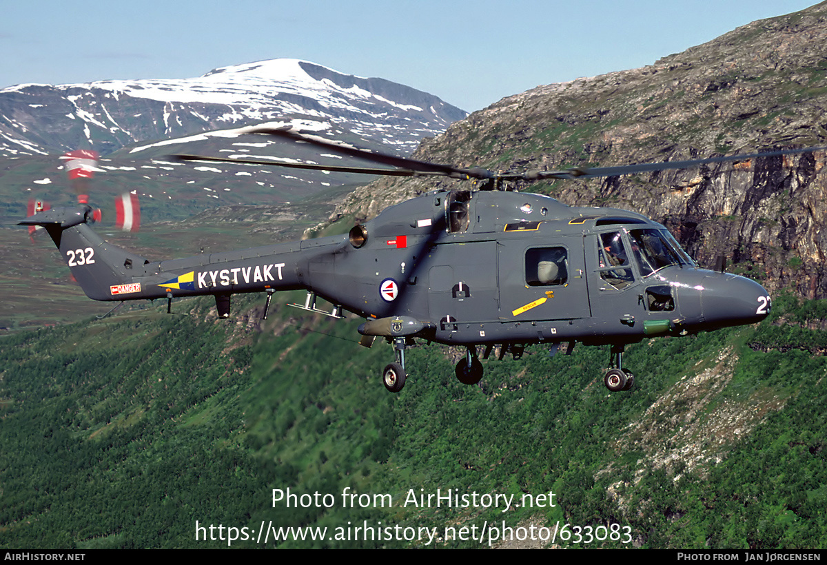 Aircraft Photo of 232 | Westland WG-13 Lynx Mk86 | Norway - Coast Guard | AirHistory.net #633083