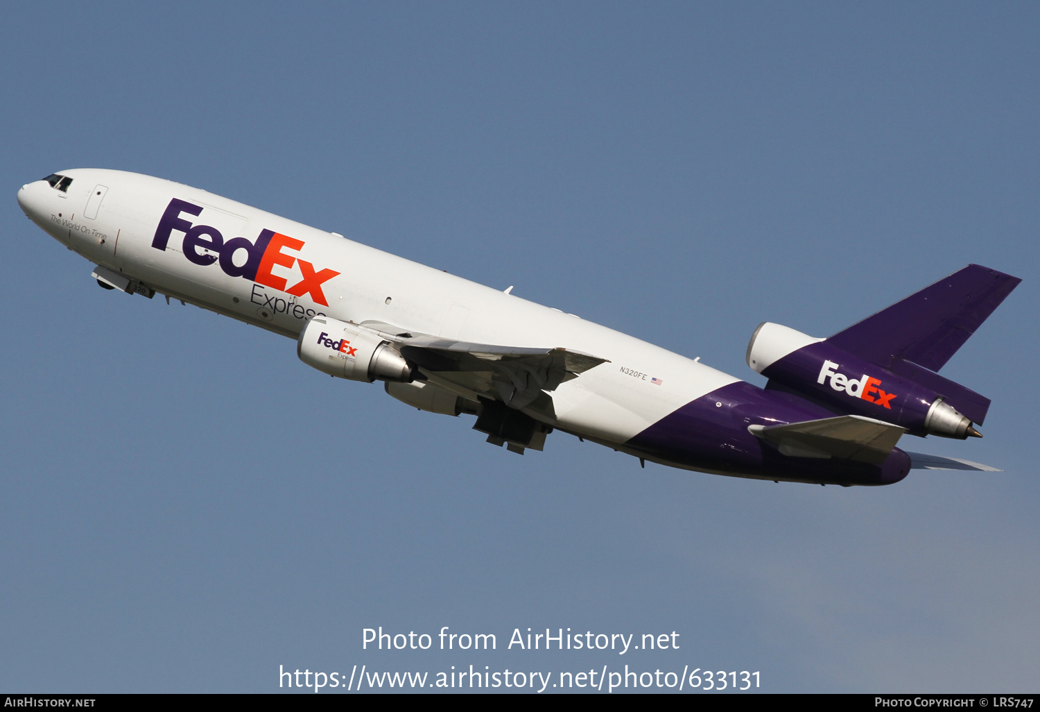 Aircraft Photo of N320FE | Boeing MD-10-30F | FedEx Express - Federal Express | AirHistory.net #633131