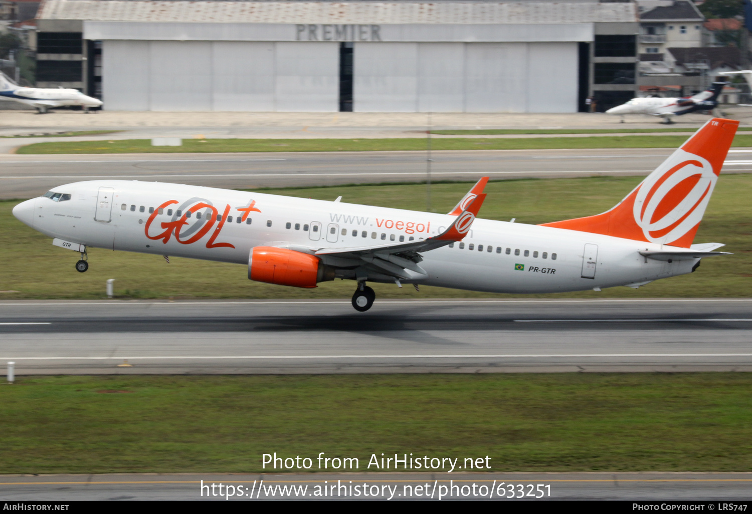 Aircraft Photo of PR-GTR | Boeing 737-8EH | GOL Linhas Aéreas | AirHistory.net #633251