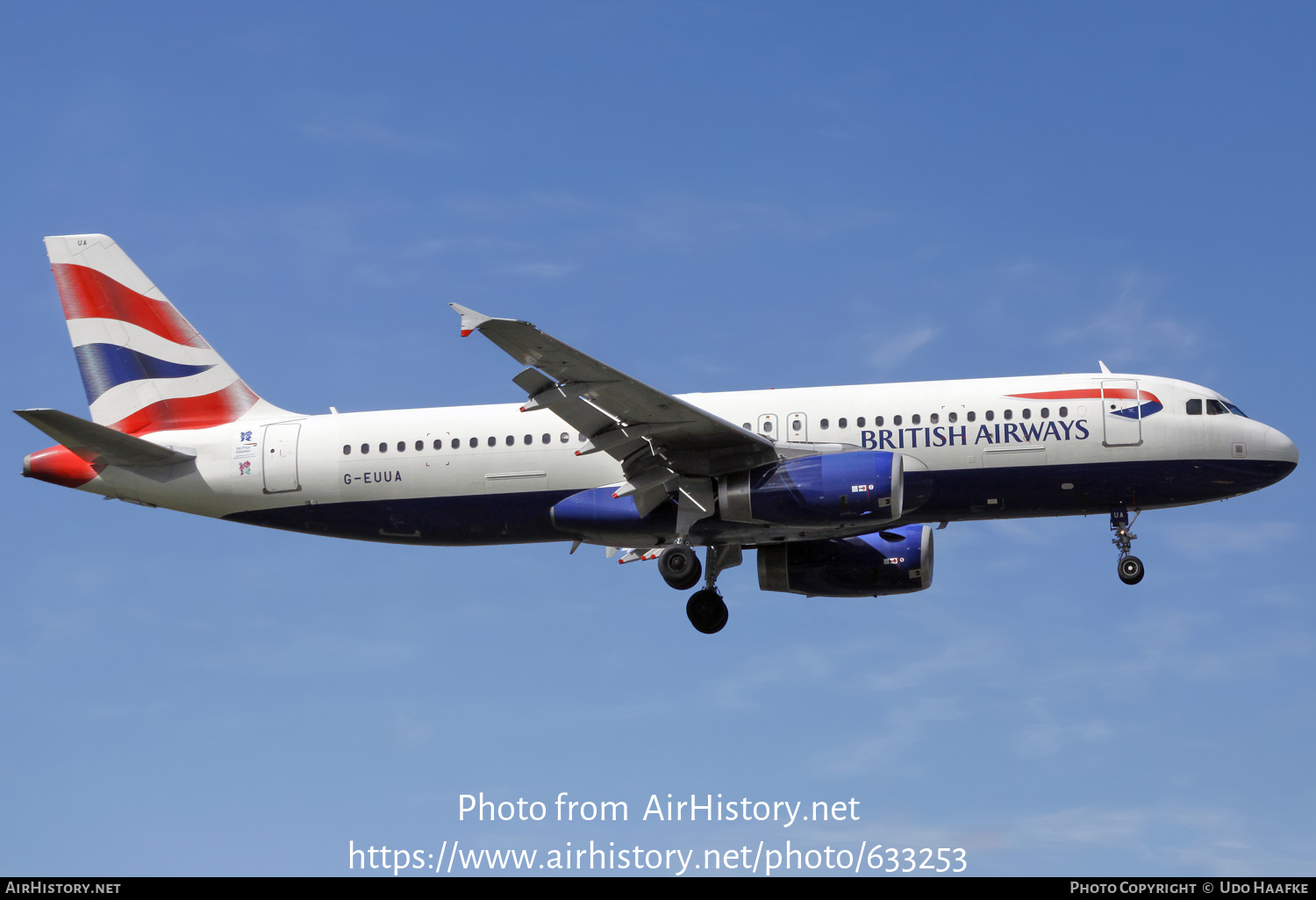 Aircraft Photo of G-EUUA | Airbus A320-232 | British Airways | AirHistory.net #633253