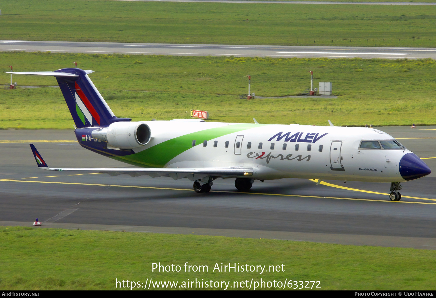 Aircraft Photo of HA-LNB | Bombardier CRJ-200ER (CL-600-2B19) | Malév Express | AirHistory.net #633272