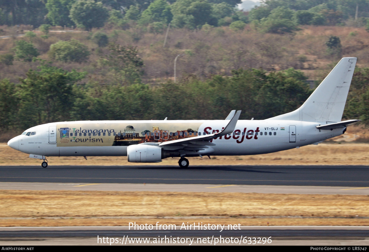 Aircraft Photo of VT-SLJ | Boeing 737-8EH | SpiceJet | AirHistory.net #633296