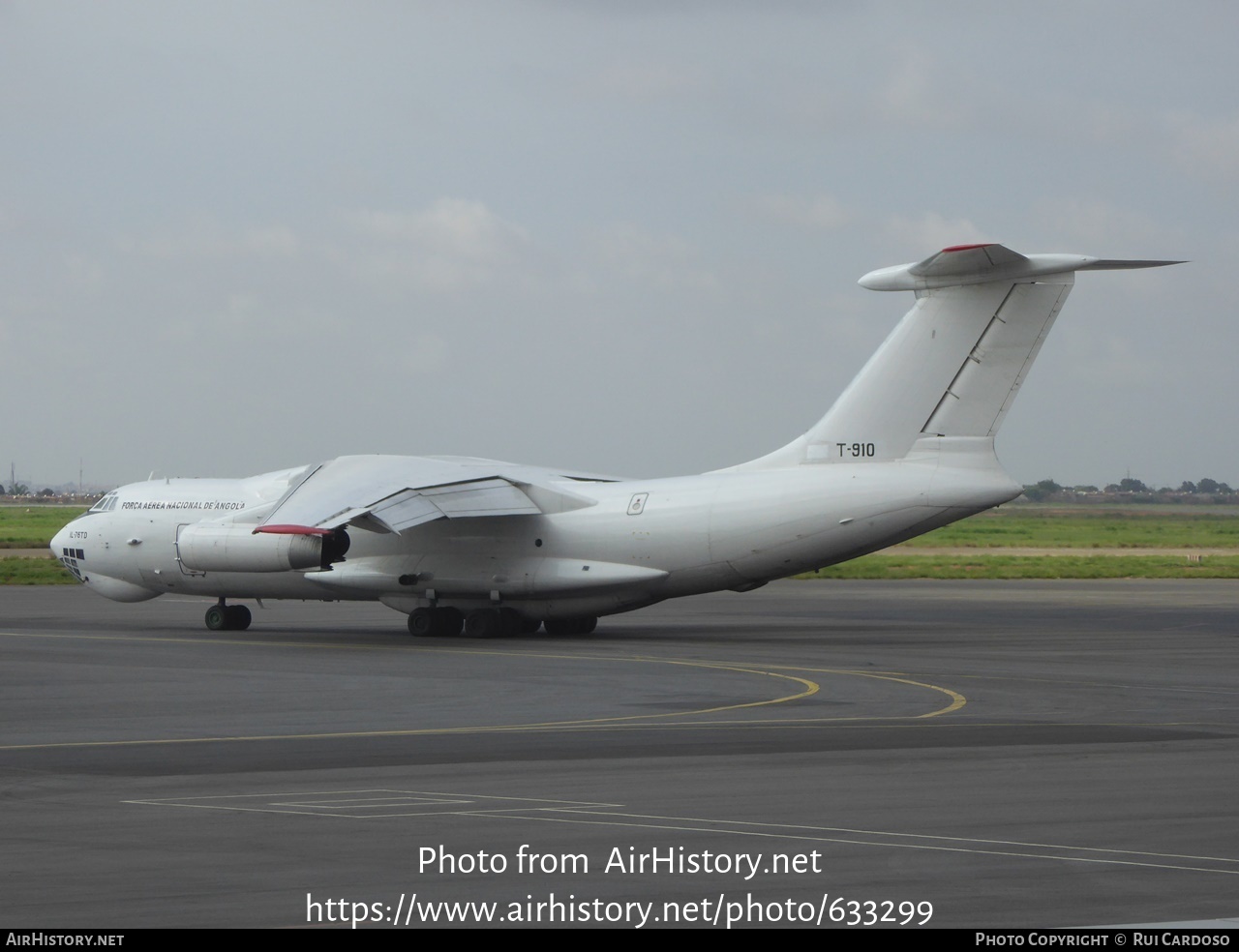 Aircraft Photo of T-910 | Ilyushin Il-76TD | Angola - Air Force | AirHistory.net #633299