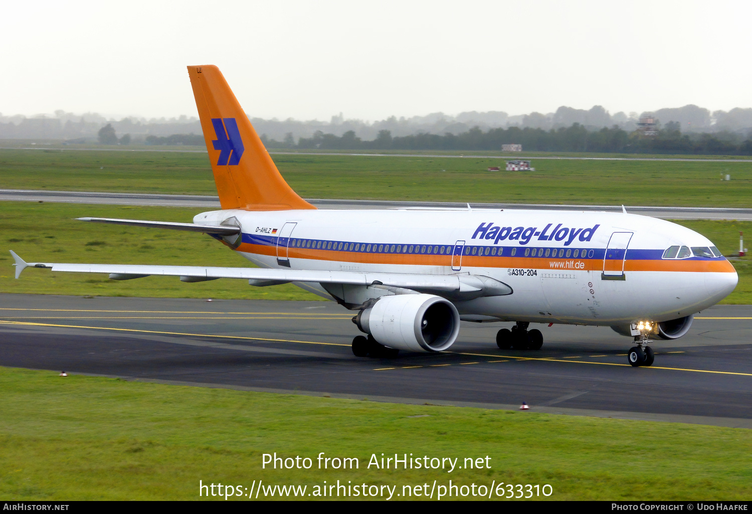 Aircraft Photo of D-AHLZ | Airbus A310-204 | Hapag-Lloyd | AirHistory.net #633310