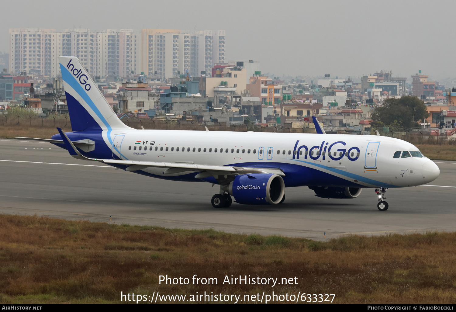 Aircraft Photo of VT-IIB | Airbus A320-251N | IndiGo | AirHistory.net #633327