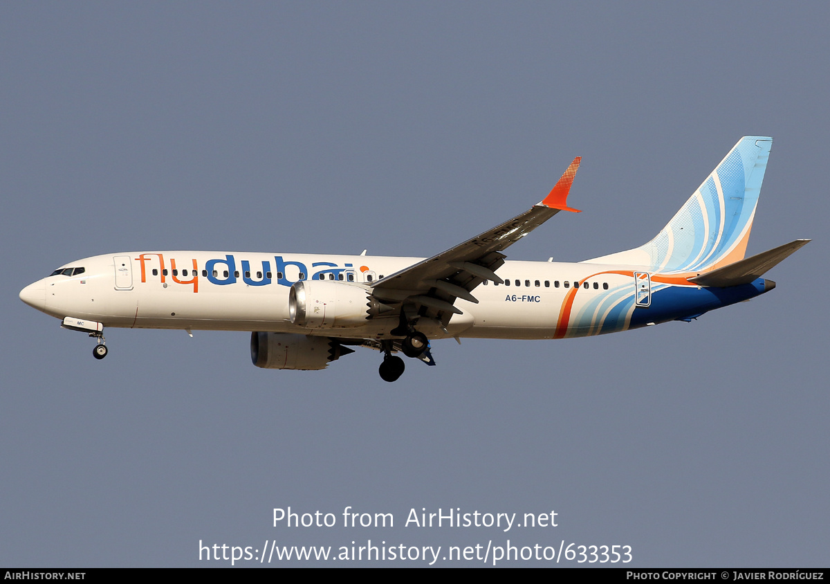 Aircraft Photo of A6-FMC | Boeing 737-8 Max 8 | Flydubai | AirHistory.net #633353