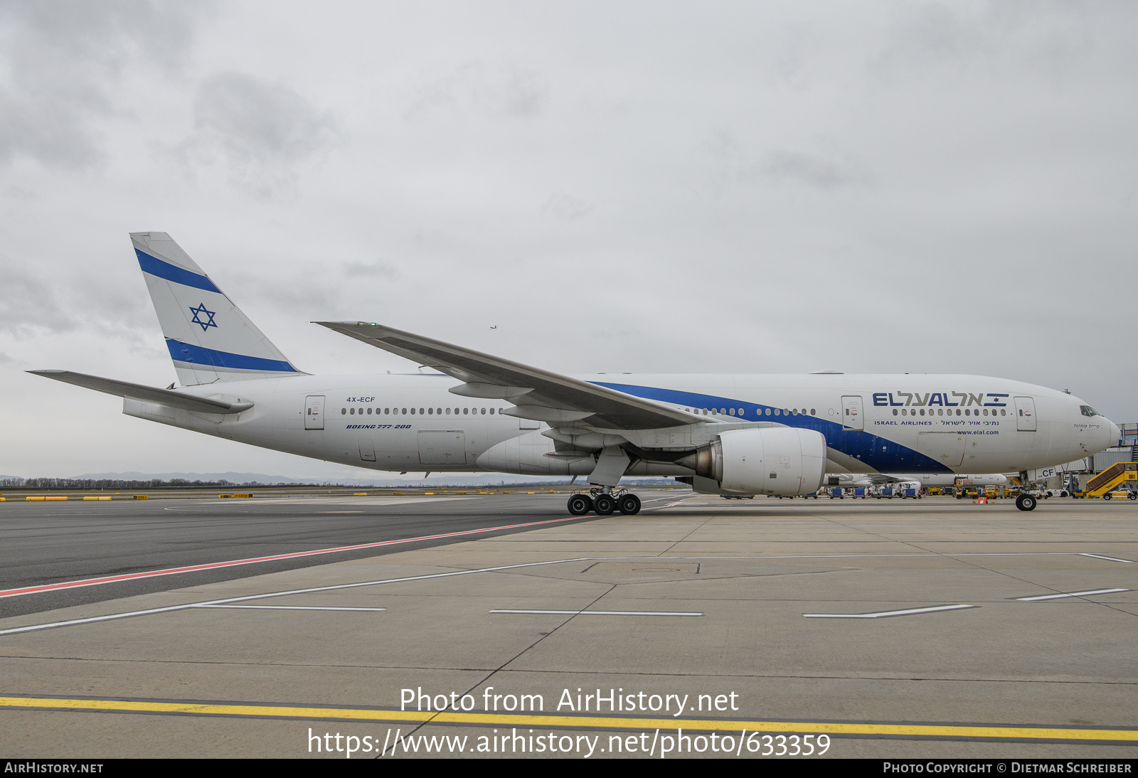 Aircraft Photo of 4X-ECF | Boeing 777-258/ER | El Al Israel Airlines | AirHistory.net #633359