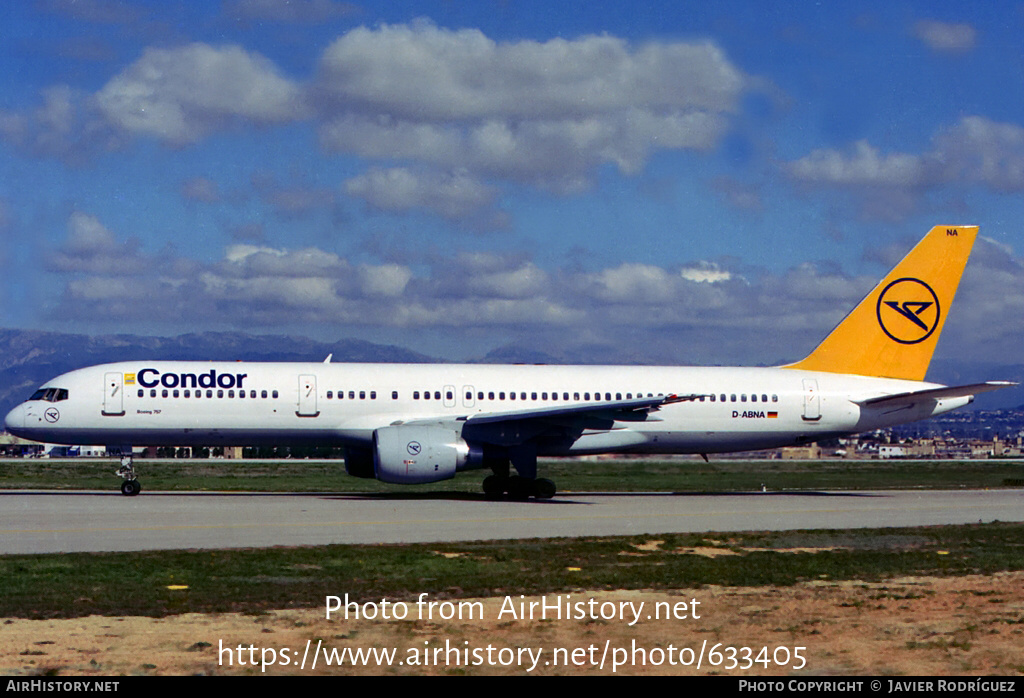 Aircraft Photo of D-ABNA | Boeing 757-230 | Condor Flugdienst | AirHistory.net #633405