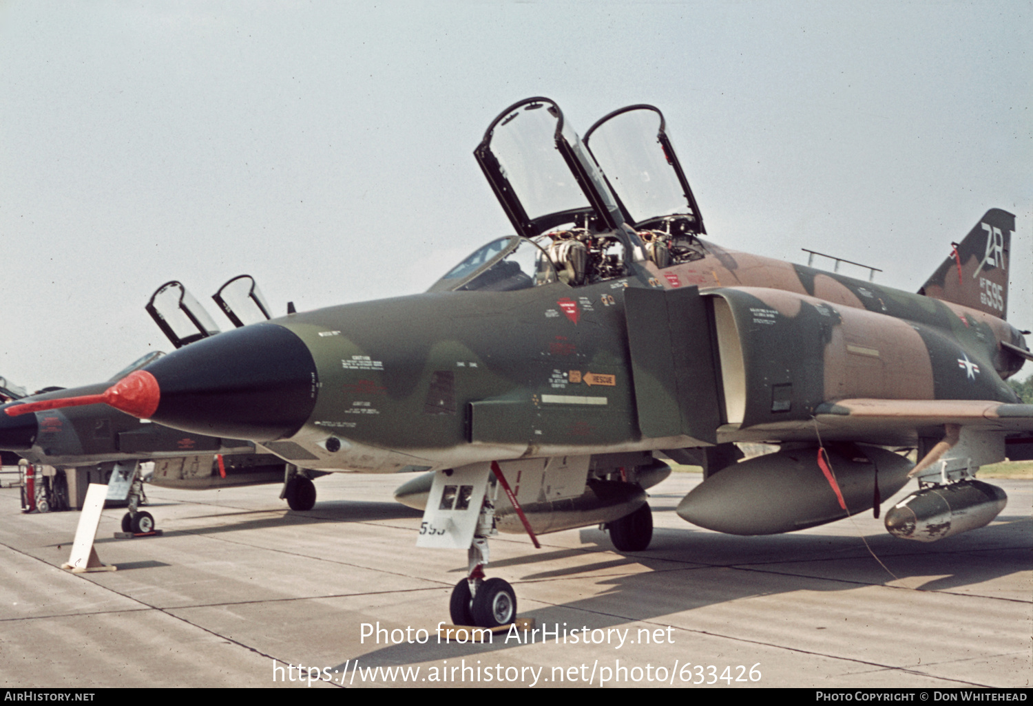 Aircraft Photo of 68-0595 / AF68-595 | McDonnell Douglas RF-4C Phantom II | USA - Air Force | AirHistory.net #633426