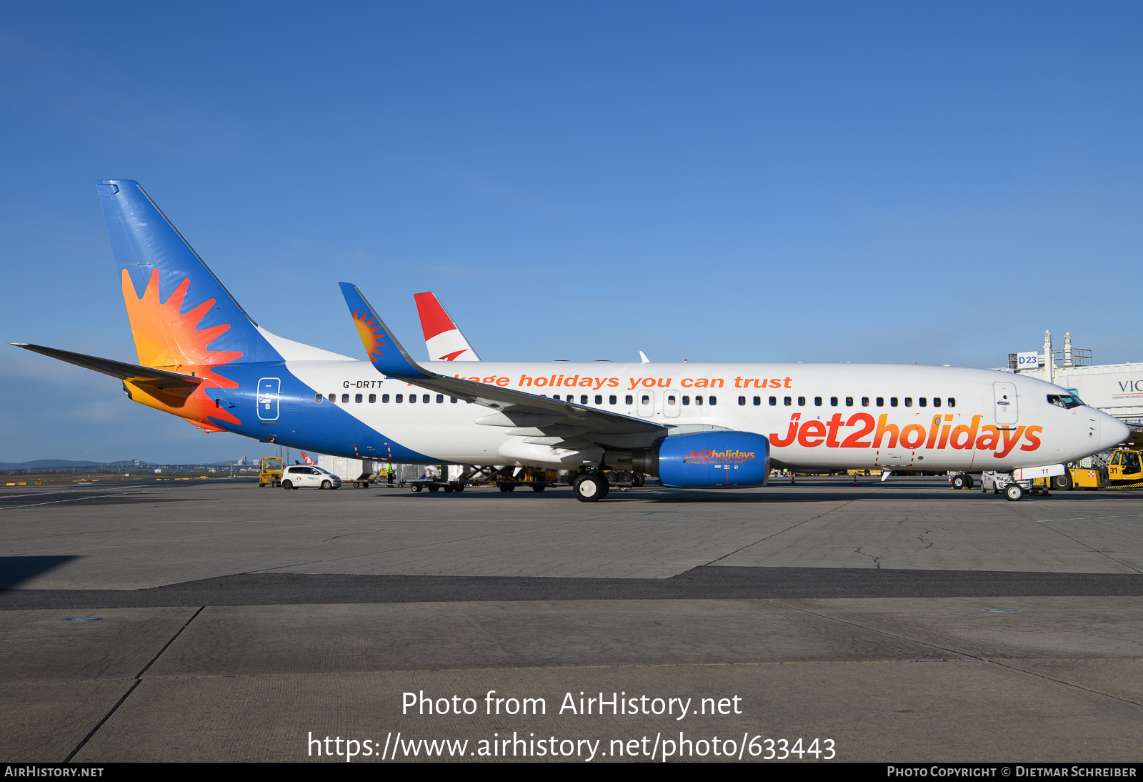 Aircraft Photo of G-DRTT | Boeing 737-8Q8 | Jet2 Holidays | AirHistory.net #633443