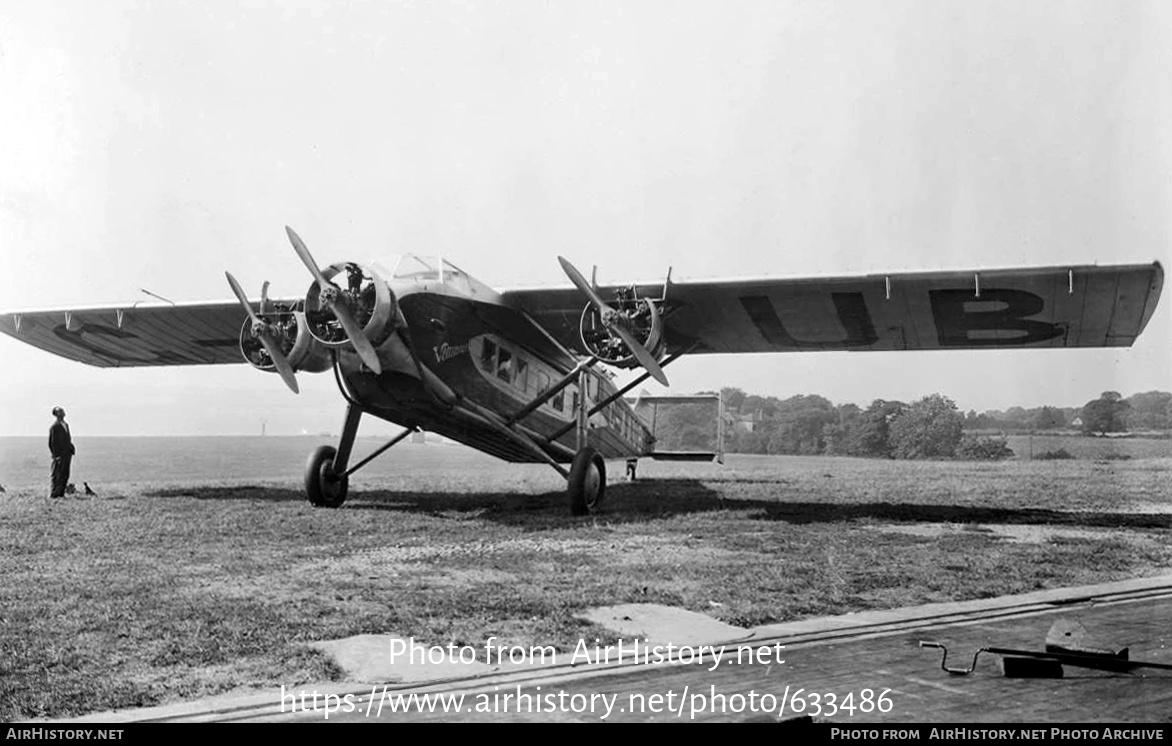 Aircraft Photo of G-AAUB | Vickers 160 Viastra I | AirHistory.net #633486