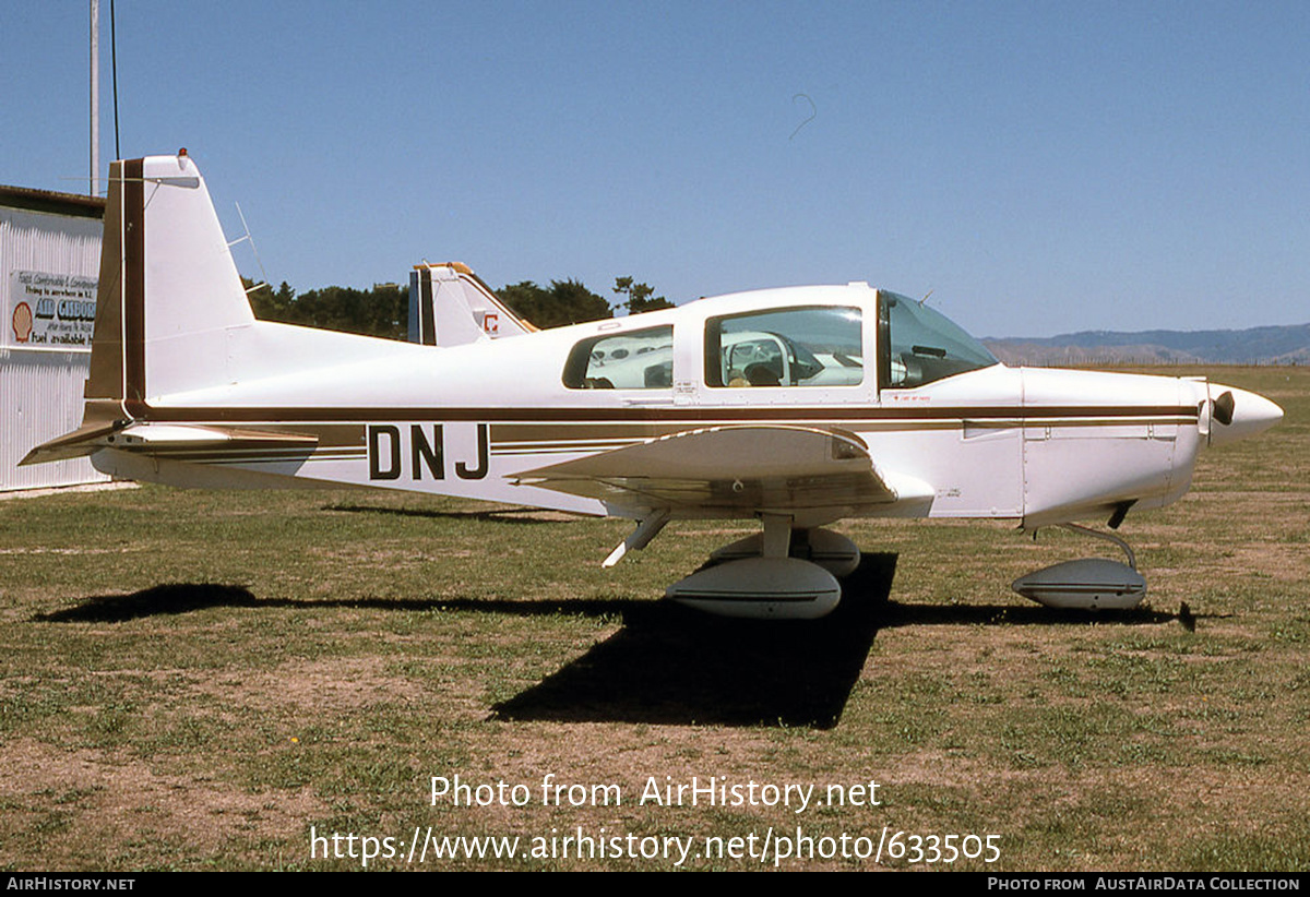 Aircraft Photo of ZK-DNJ / DNJ | Grumman American AA-5 | AirHistory.net #633505