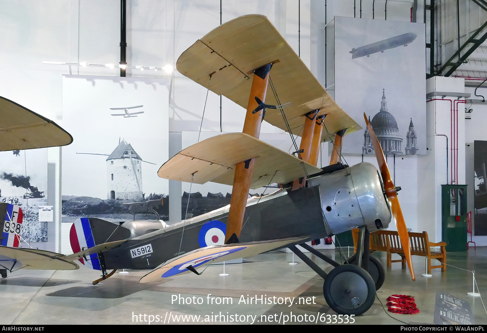 Aircraft Photo of N5912 | Sopwith Triplane | UK - Air Force | AirHistory.net #633535