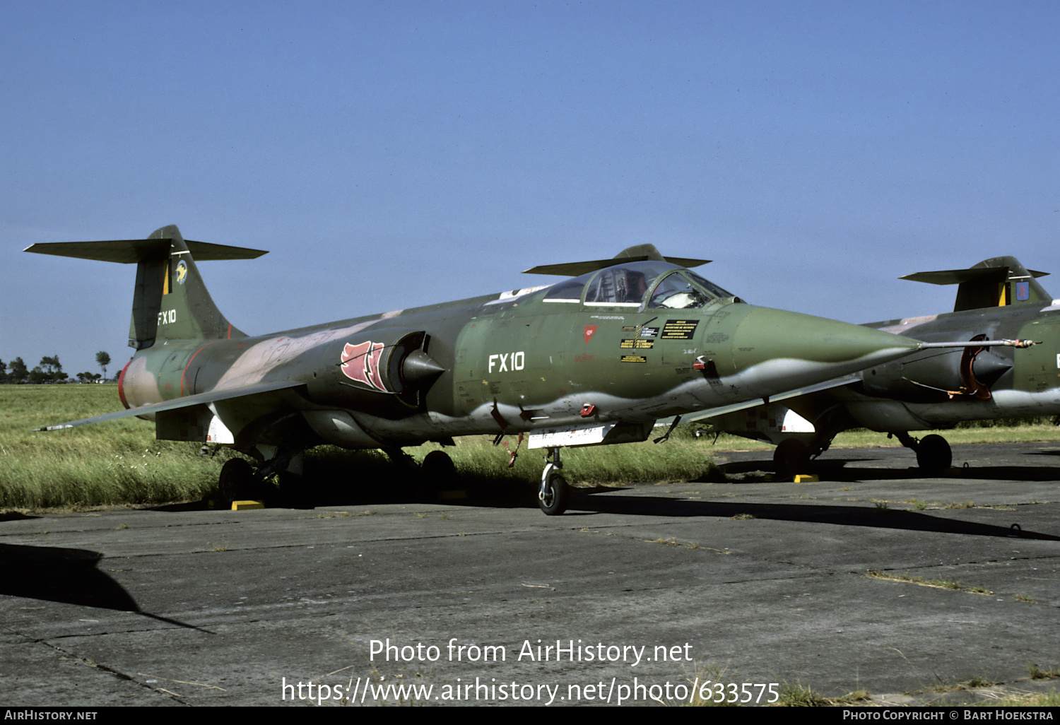 Aircraft Photo of FX10 | Lockheed F-104G Starfighter | Belgium - Air Force | AirHistory.net #633575