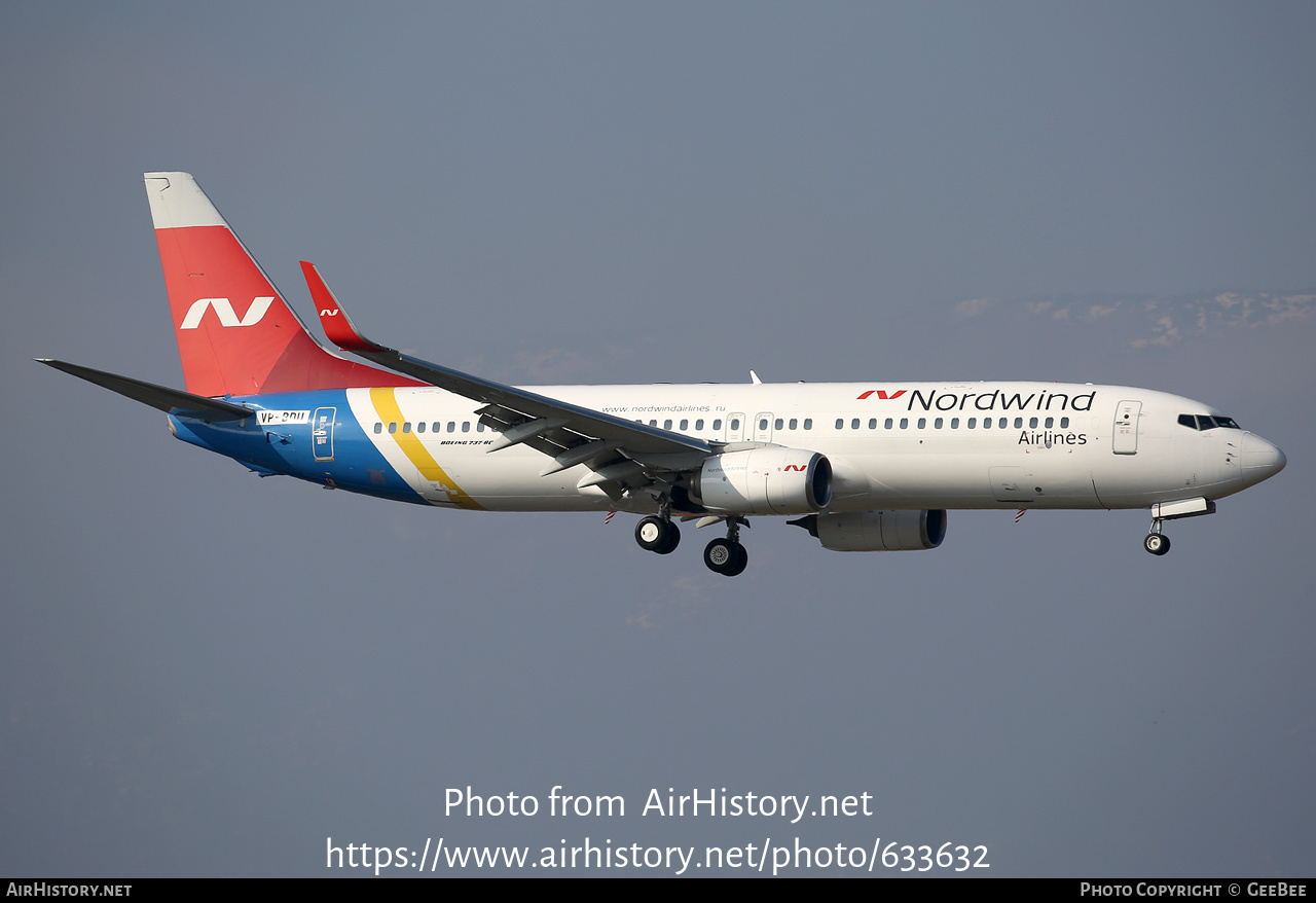 Aircraft Photo of VP-BDU | Boeing 737-800 | Nordwind Airlines | AirHistory.net #633632