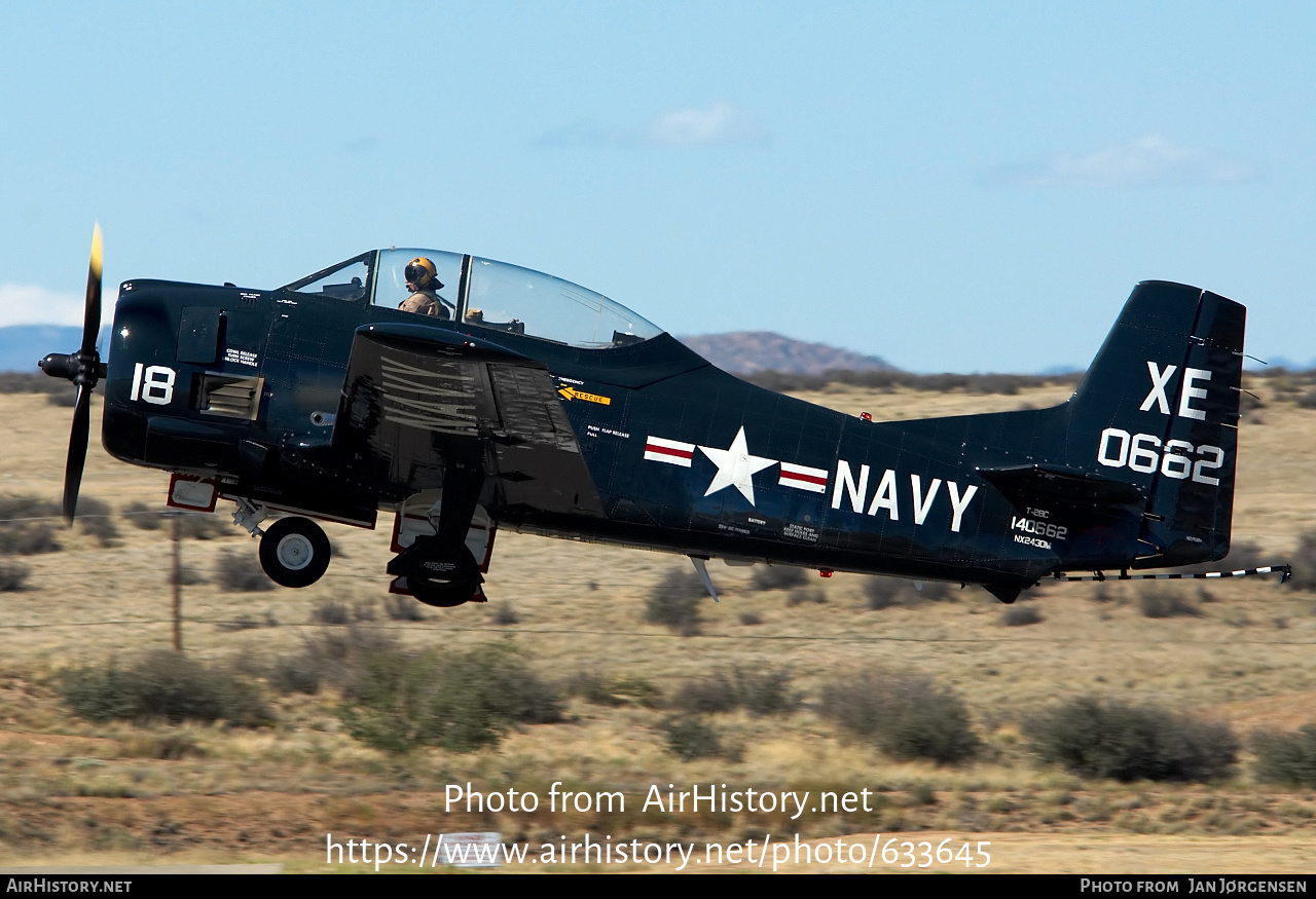 Aircraft Photo of N243DM / NX243DM / 140662 | North American T-28C Trojan | USA - Navy | AirHistory.net #633645