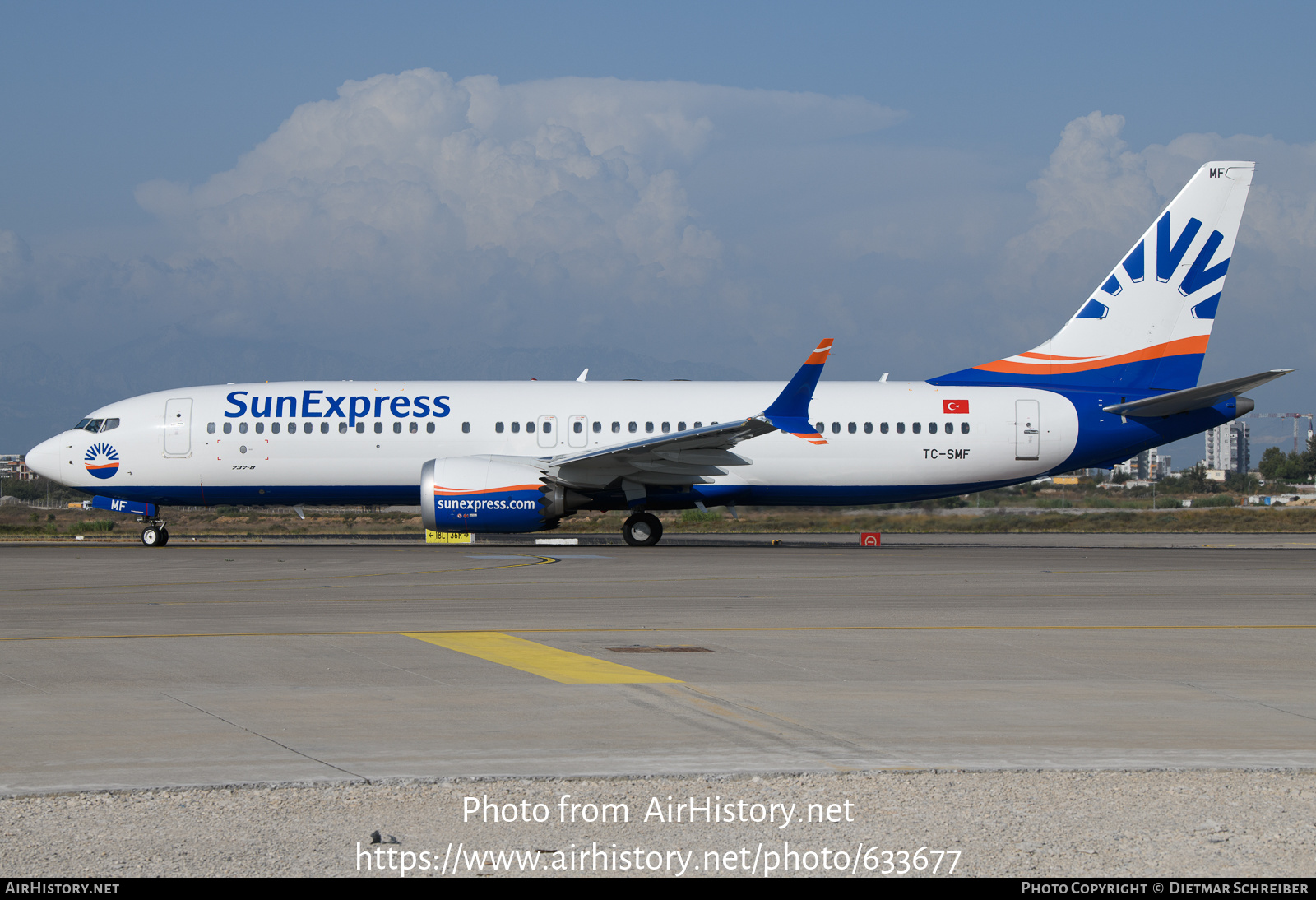 Aircraft Photo of TC-SMF | Boeing 737-8 Max 8 | SunExpress | AirHistory.net #633677