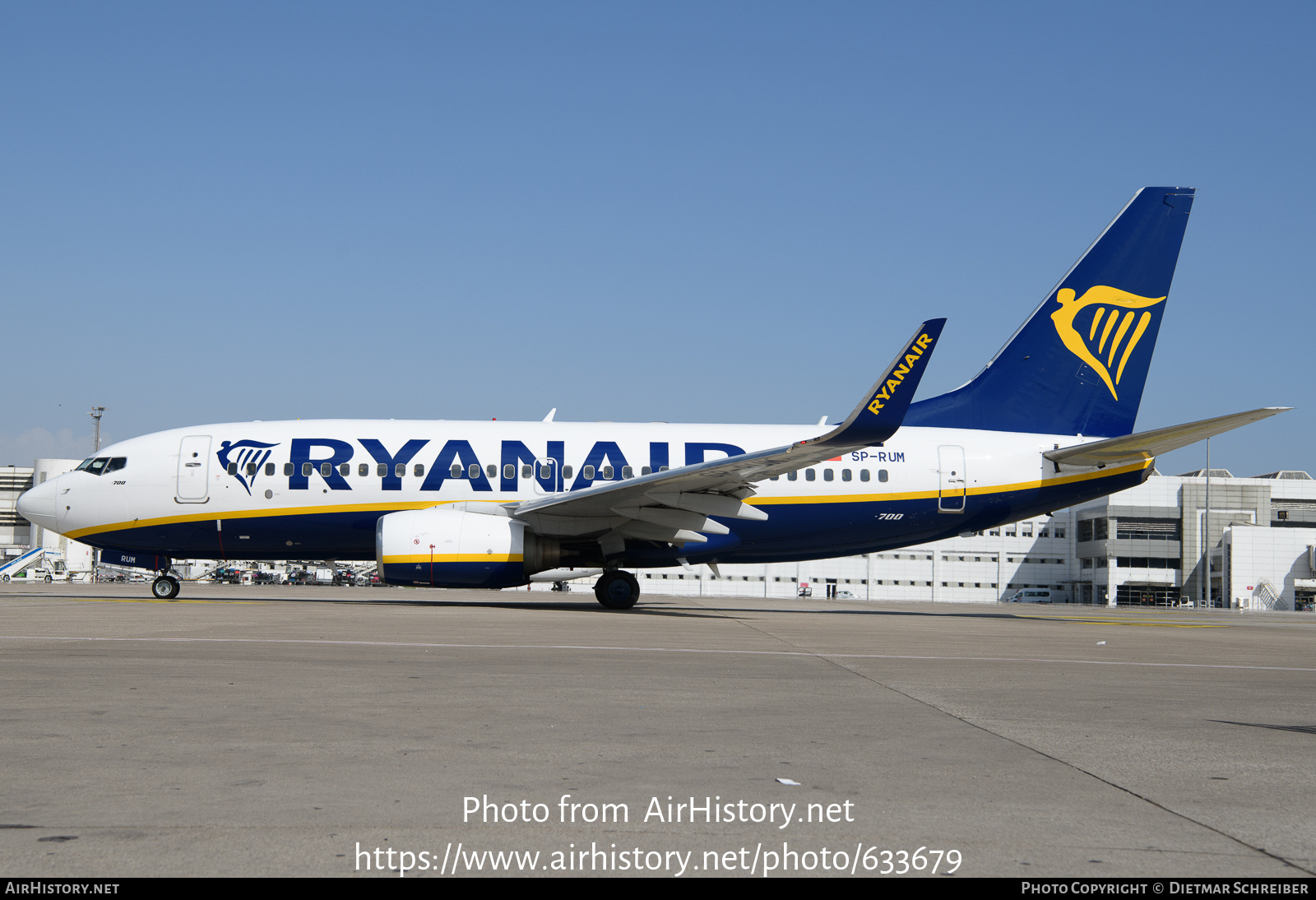 Aircraft Photo of SP-RUM | Boeing 737-73S | Ryanair | AirHistory.net #633679