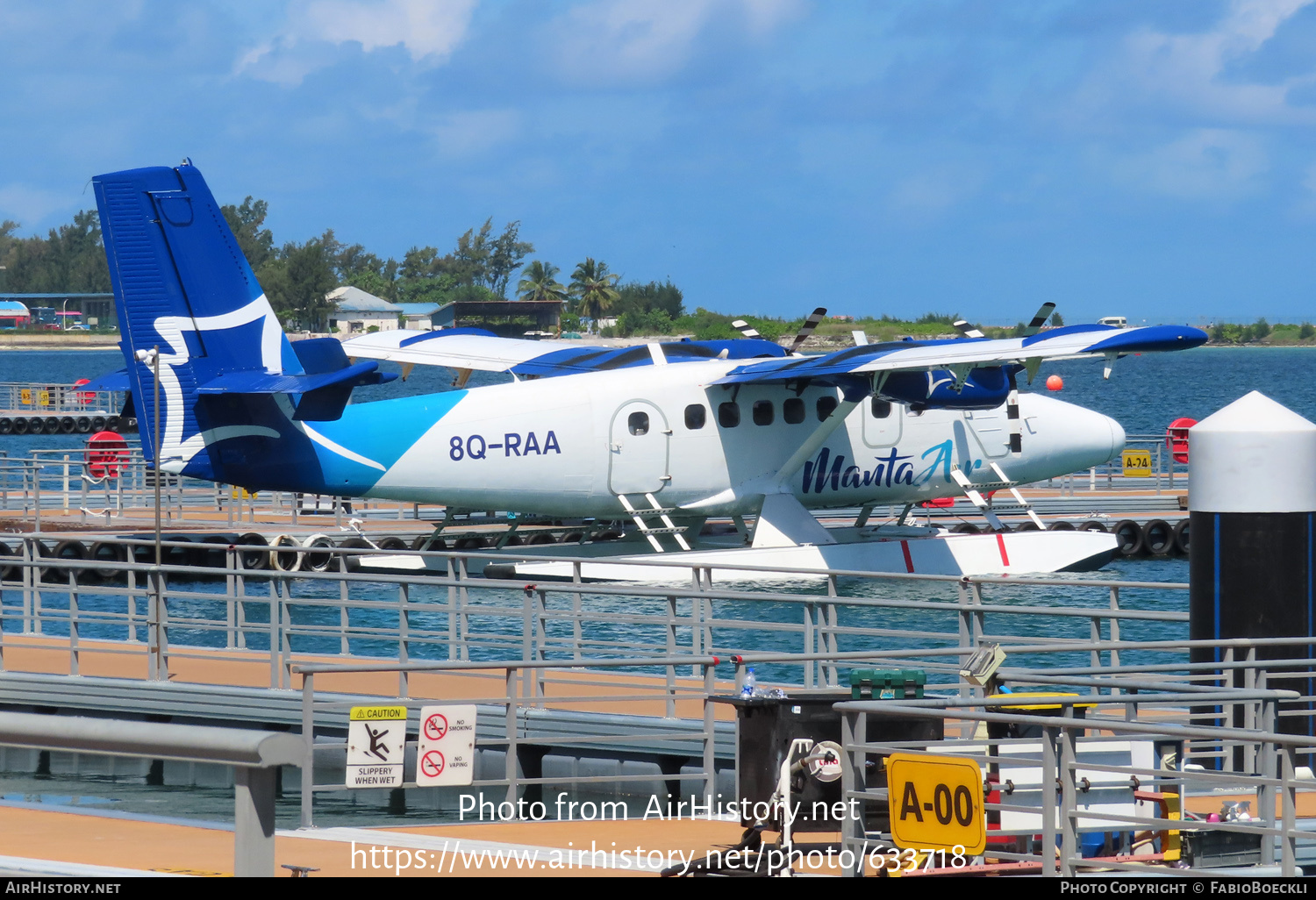 Aircraft Photo of 8Q-RAA | De Havilland Canada DHC-6-300 Twin Otter | Manta Air | AirHistory.net #633718