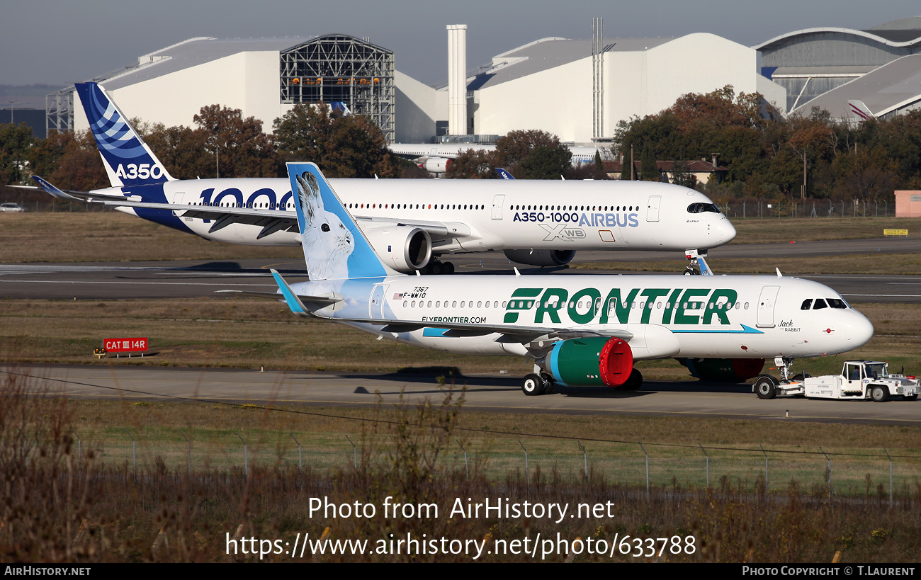 Aircraft Photo of F-WWIO | Airbus A320-251N | Frontier Airlines | AirHistory.net #633788