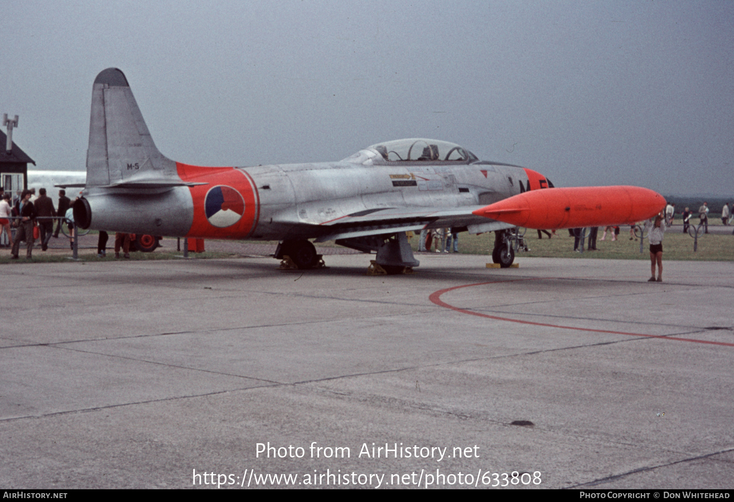 Aircraft Photo of M-5 / 51-9028 | Lockheed T-33A | Netherlands - Air Force | AirHistory.net #633808