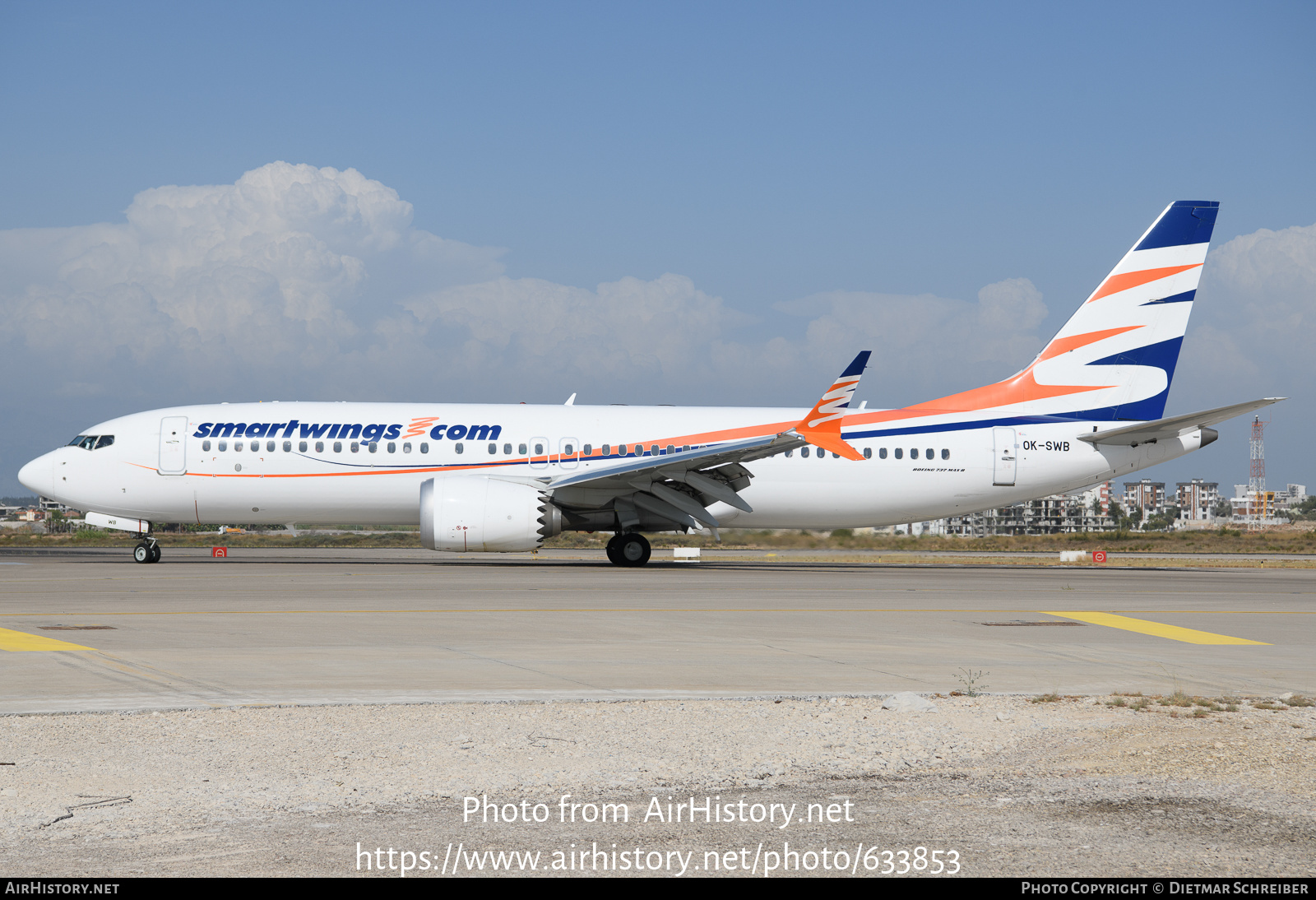 Aircraft Photo of OK-SWB | Boeing 737-8 Max 8 | Smartwings | AirHistory.net #633853