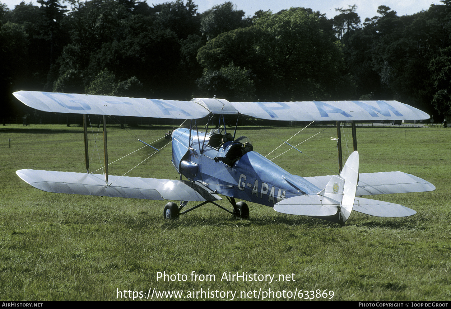 Aircraft Photo of G-APAM | De Havilland D.H. 82A Tiger Moth II | AirHistory.net #633869