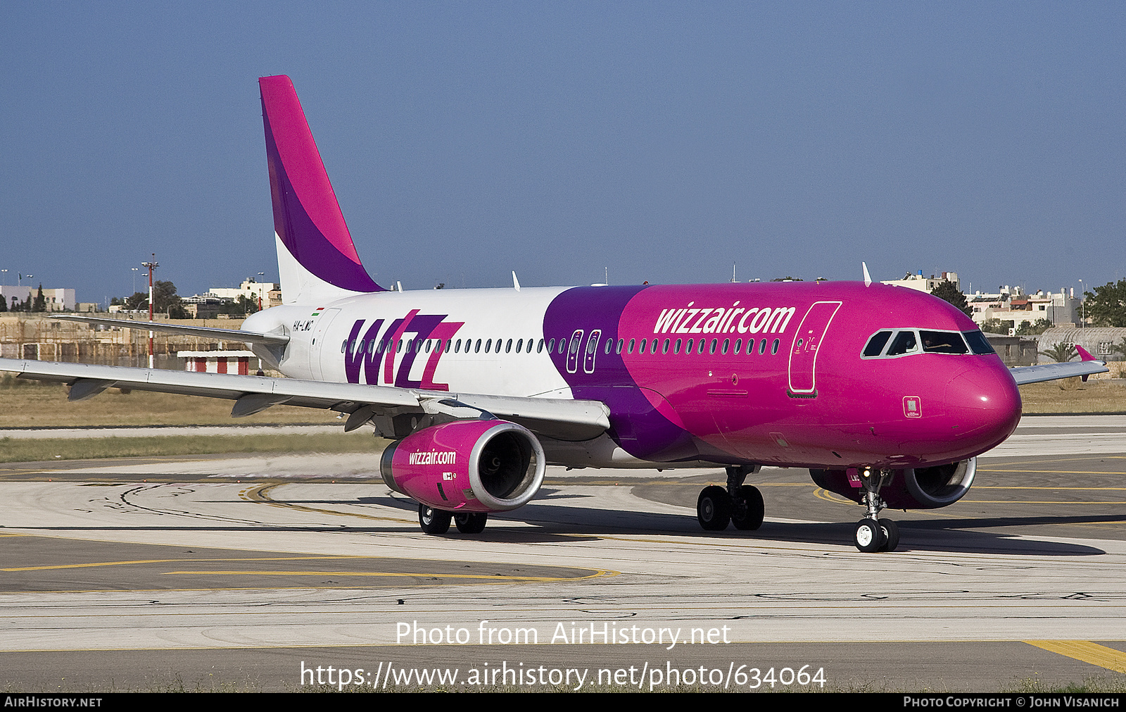 Aircraft Photo of HA-LWC | Airbus A320-232 | Wizz Air | AirHistory.net #634064