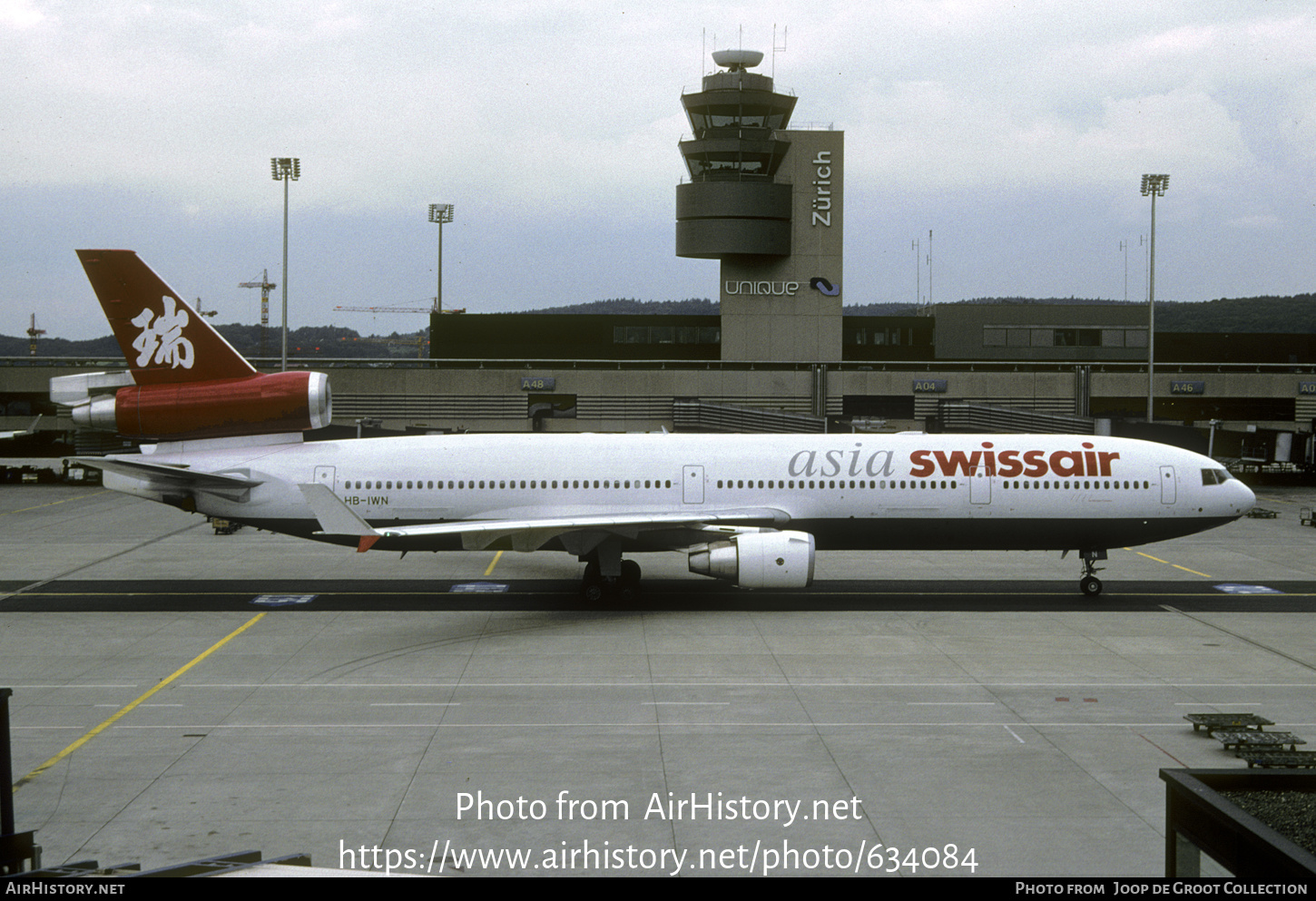 Aircraft Photo of HB-IWN | McDonnell Douglas MD-11 | Swissair Asia | AirHistory.net #634084