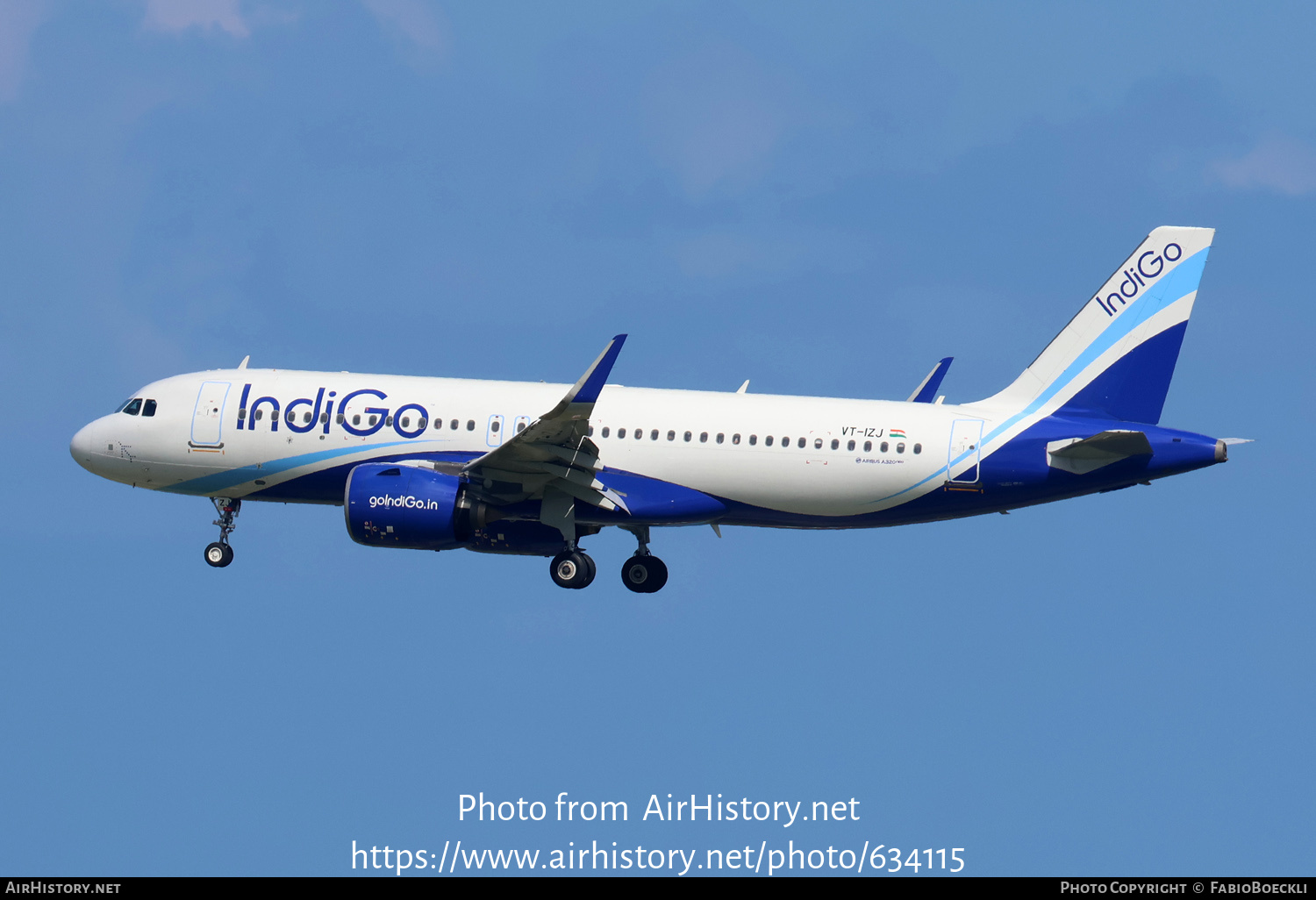 Aircraft Photo of VT-IZJ | Airbus A320-271N | IndiGo | AirHistory.net #634115