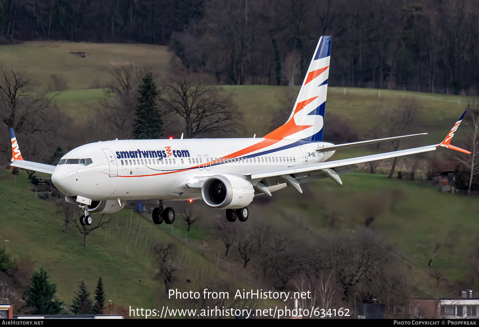 Aircraft Photo of OK-SWJ | Boeing 737-8 Max 8 | Smartwings | AirHistory.net #634162