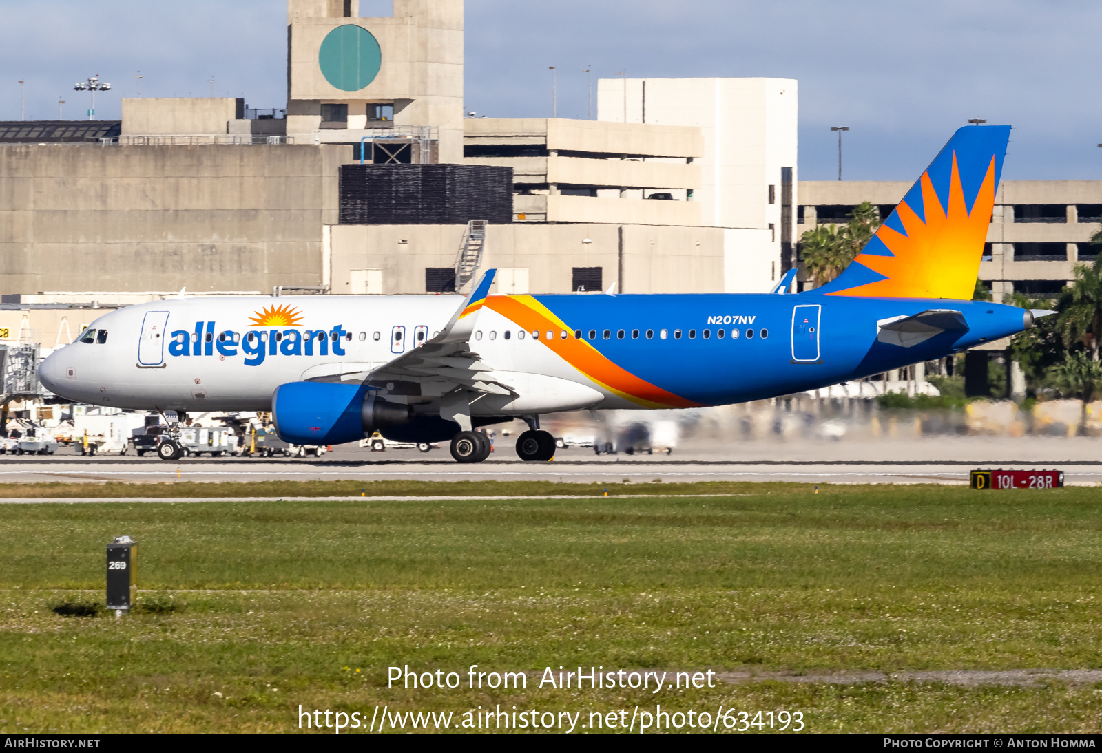 Aircraft Photo of N207NV | Airbus A320-214 | Allegiant Air | AirHistory.net #634193