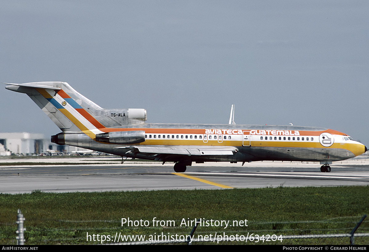 Aircraft Photo of TG-ALA | Boeing 727-25C | Aviateca | AirHistory.net #634204