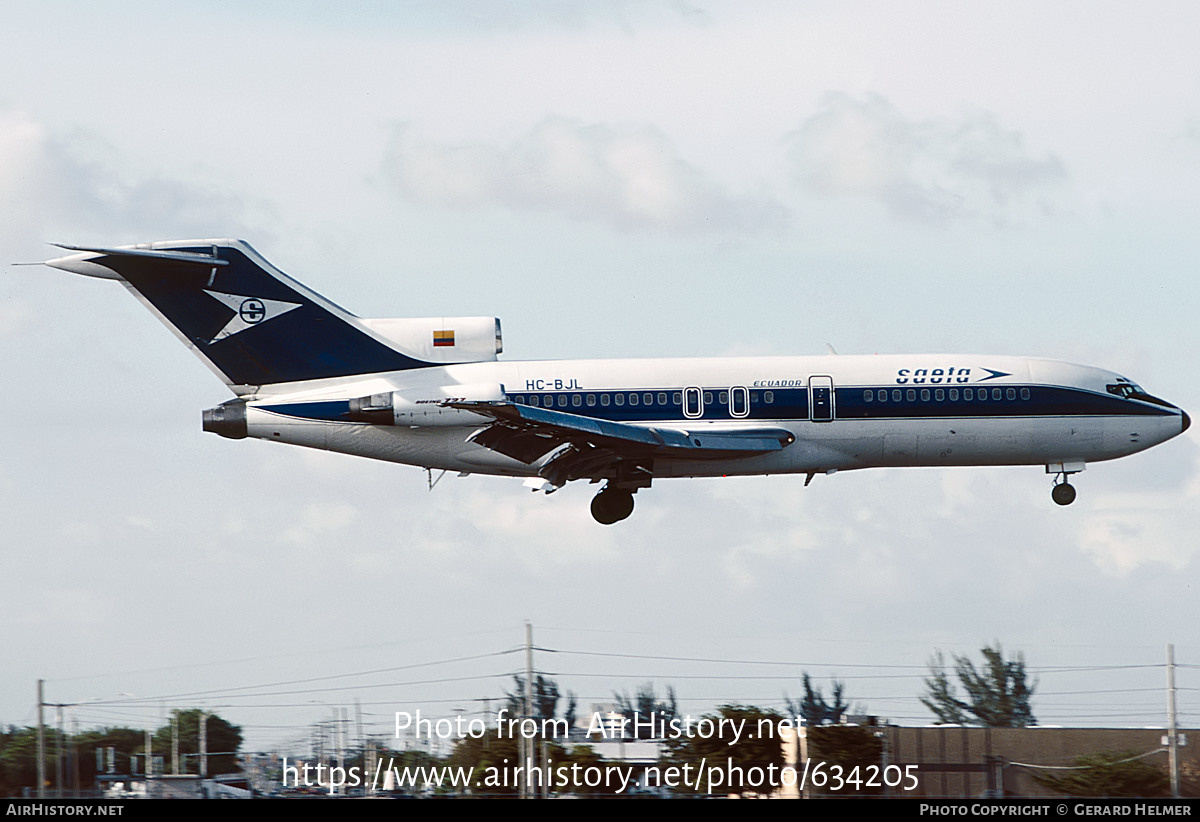 Aircraft Photo of HC-BJL | Boeing 727-95 | SAETA | AirHistory.net #634205