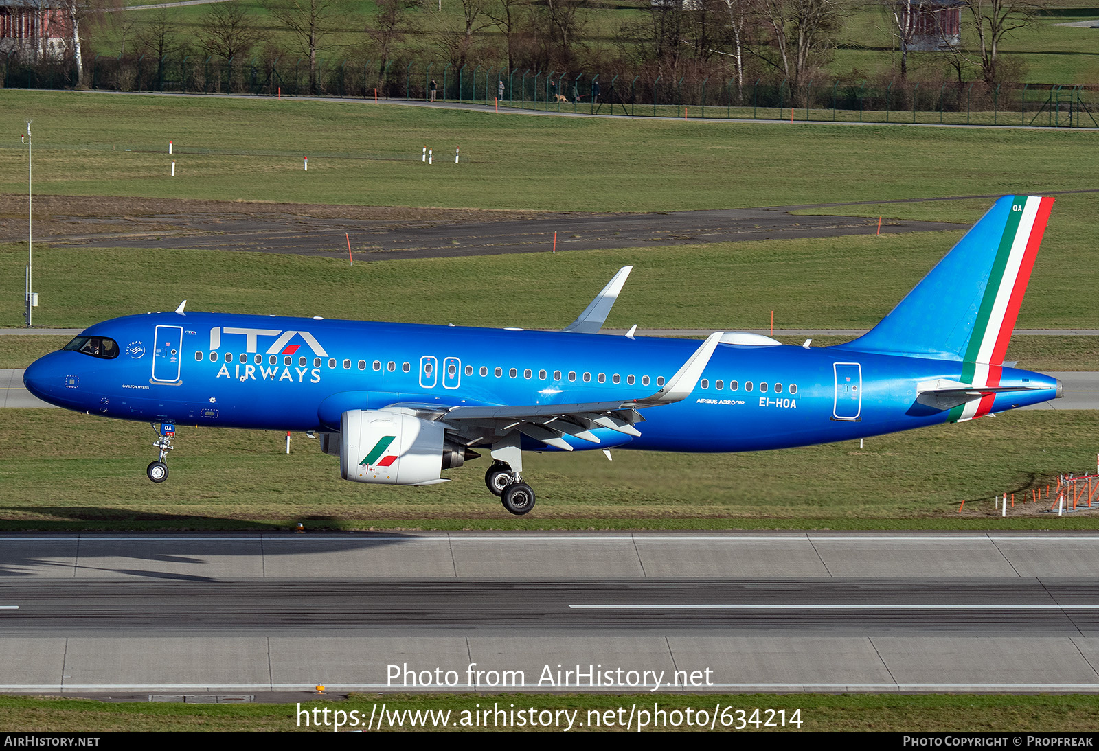 Aircraft Photo of EI-HOA | Airbus A320-271N | ITA Airways | AirHistory.net #634214