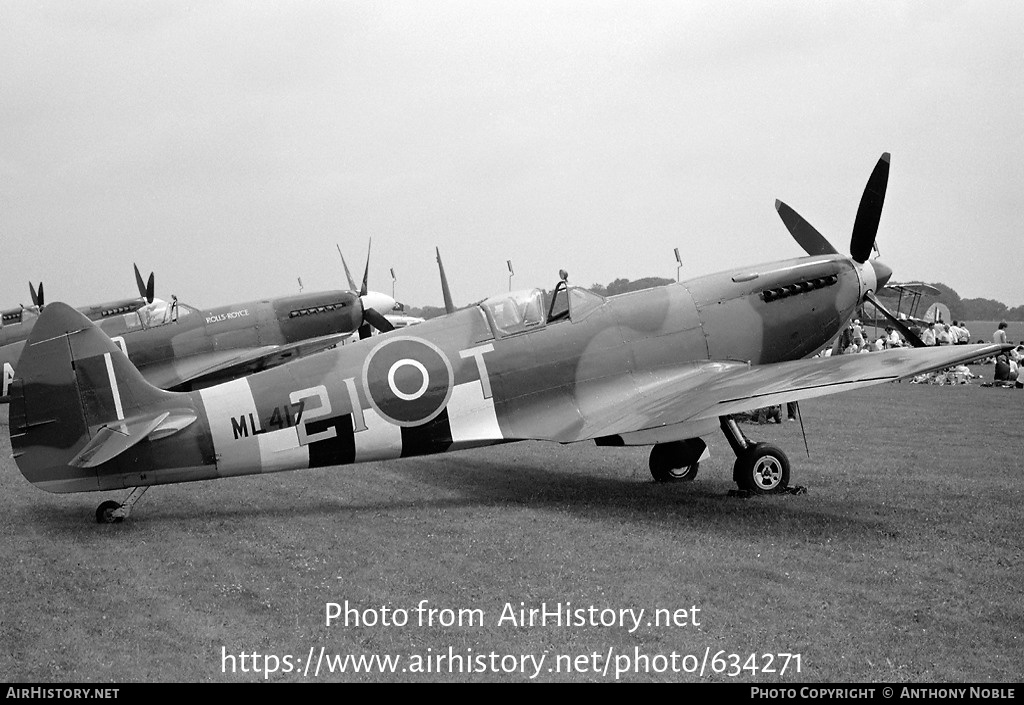 Aircraft Photo of G-BJSG / ML417 | Supermarine 361 Spitfire LF9C | UK - Air Force | AirHistory.net #634271